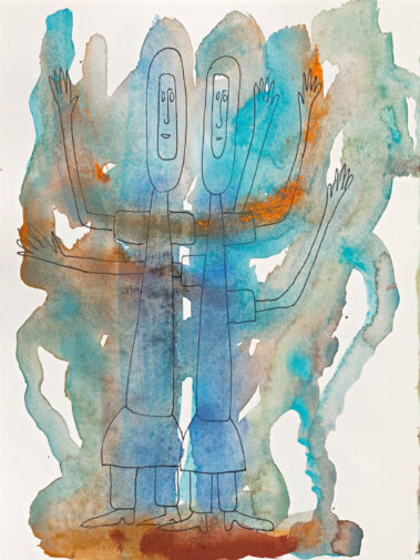 Moloch City Series, 36 x 27 cm, Watercolor/Sketchbooks, 2018, Private Collection