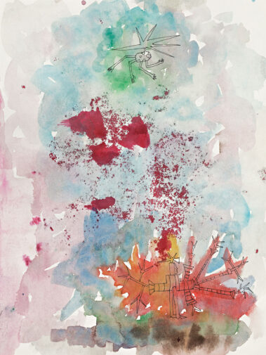 Moloch City Series, 36 x 27 cm, Watercolor/Sketchbooks, 2018, Private Collection