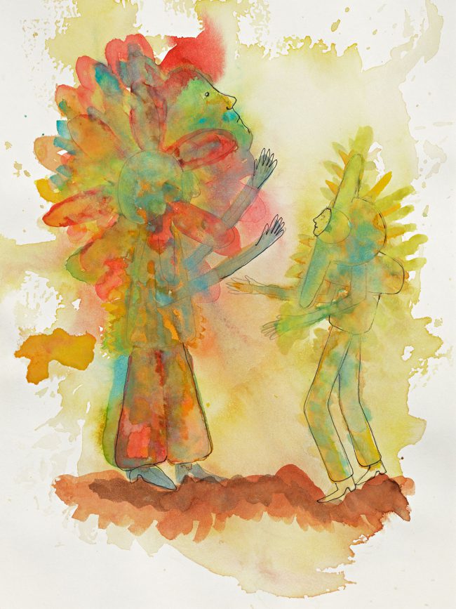 Moloch City Series - Sleepless, 36 x 27 cm, Watercolor/Sketchbooks, 2018, Private Collection