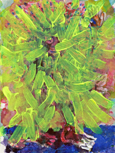 Moloch City Series - Rain - Regen, 36 x 27 cm, Watercolor/Sketchbooks, 2018, Private Collection