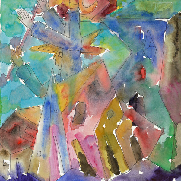 Moloch City Series, 36 x 27 cm, Watercolor/Sketchbooks, 2018, Private Collection
