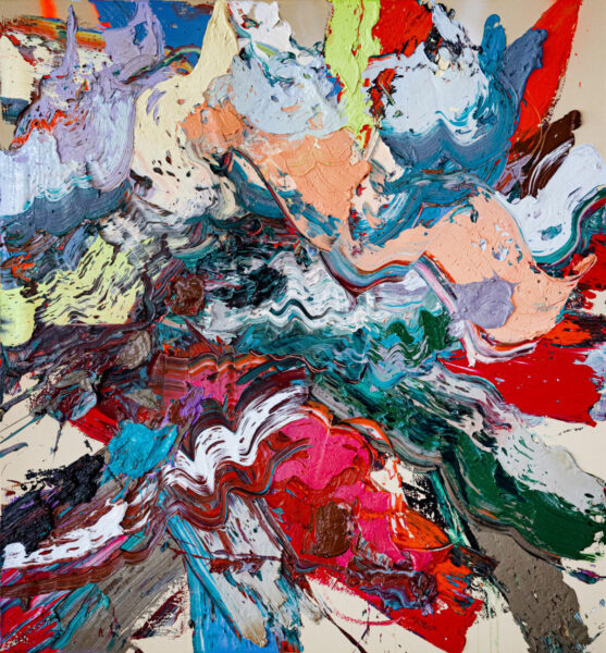 Birds Eye View, 2024, 130 x 120 cm, Oil/Canvas, Courtesy of the Artist