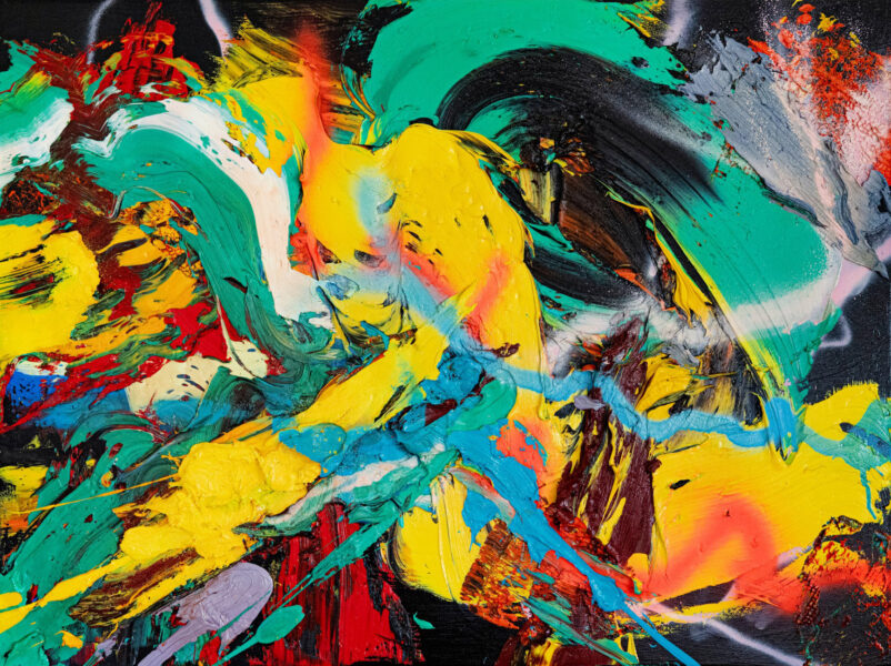 Lightning, 2024, 60 x 80 cm, Oil/Canvas, Courtesy of the Artist