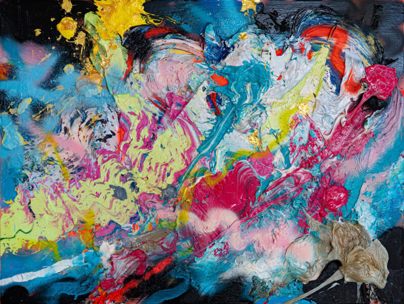 Luzhi Fireworks, 2024, 60 x 80 cm, Oil/Canvas, Courtesy of the Artist