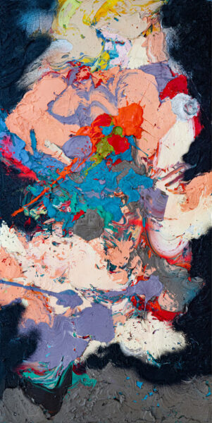 The Merchant, 2024, 110 x 55 cm, Oil/Canvas, Courtesy of the Artist