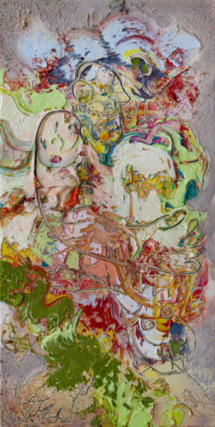 The Monk, 2024, 110 x 55 cm, Oil/Canvas, Courtesy of the Artist