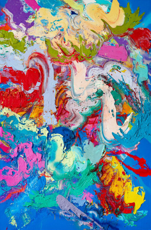 Ocean Waves, 2024, 200 x 130 cm, Oil/Canvas, Courtesy of the Artist