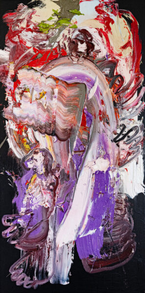 The Priest, 2024, 110 x 55 cm, Oil/Canvas, Courtesy of the Artist