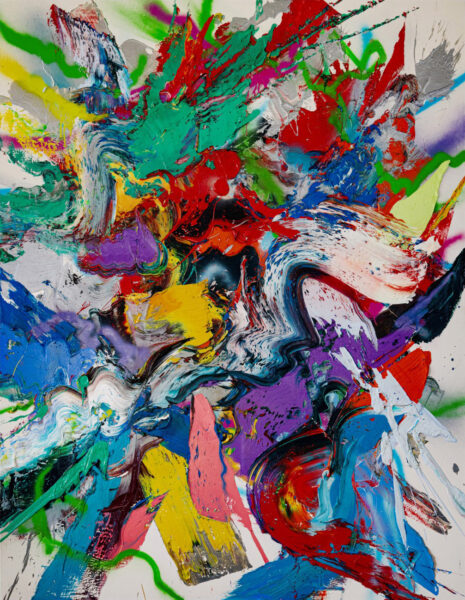 Splashing, 2024, 180 x 140 cm, Oil/Canvas, Courtesy of the Artist