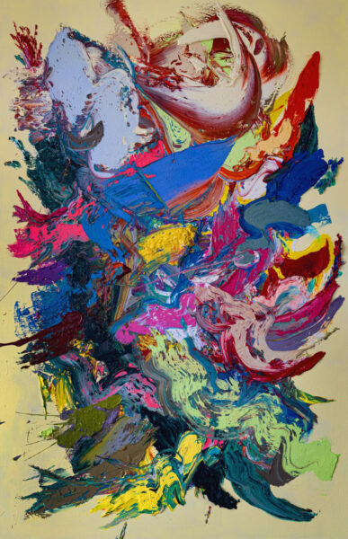 Sunburst in Chaos, 2024, 200 x 130 cm, Oil/Canvas, Courtesy of the Artist