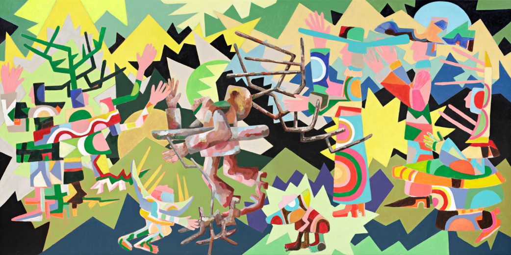 Beyond Paradise, 200 x 400 cm, Acrylic/Canvas, 2019, Courtesy of the Artist