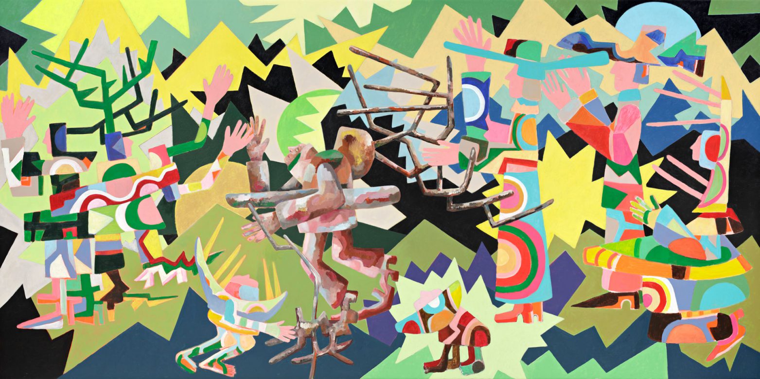 Beyond Paradise, 200 x 400 cm, Acrylic/Canvas, 2019, Courtesy of the Artist