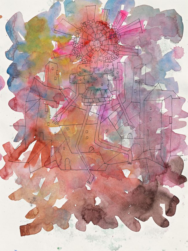 Moloch City Series – Food – Nahrung, 36 x 27 cm, Watercolor/Sketchbooks, 2018, Private Collection Moloch City Series – Food - Nahrung, 36 x 27 cm, Watercolor/Sketchbooks, 2018, Private Collection