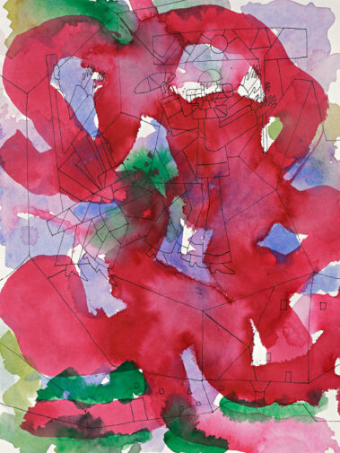 Moloch City Series – Prologue, 36 x 27 cm, Watercolor/Sketchbooks, 2018, Private Collection