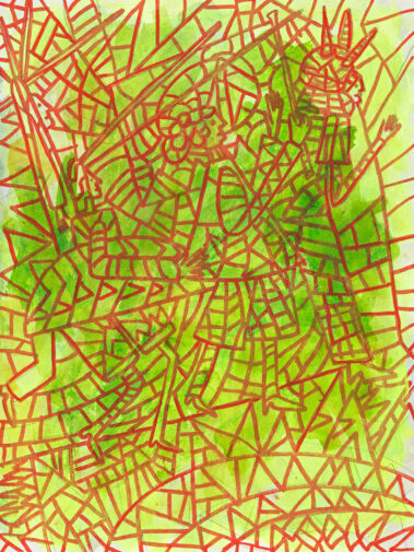 Moloch City Series, 36 x 27 cm, Watercolor/Sketchbooks, 2018, Private Collection