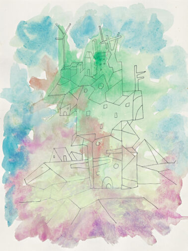 Moloch City Series, 36 x 27 cm, Watercolor/Sketchbooks, 2018, Private Collection