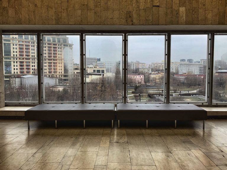 Moscow view from a window