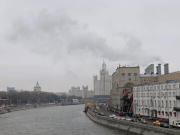 View over river Moskva