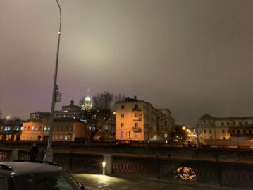 Moscow at night