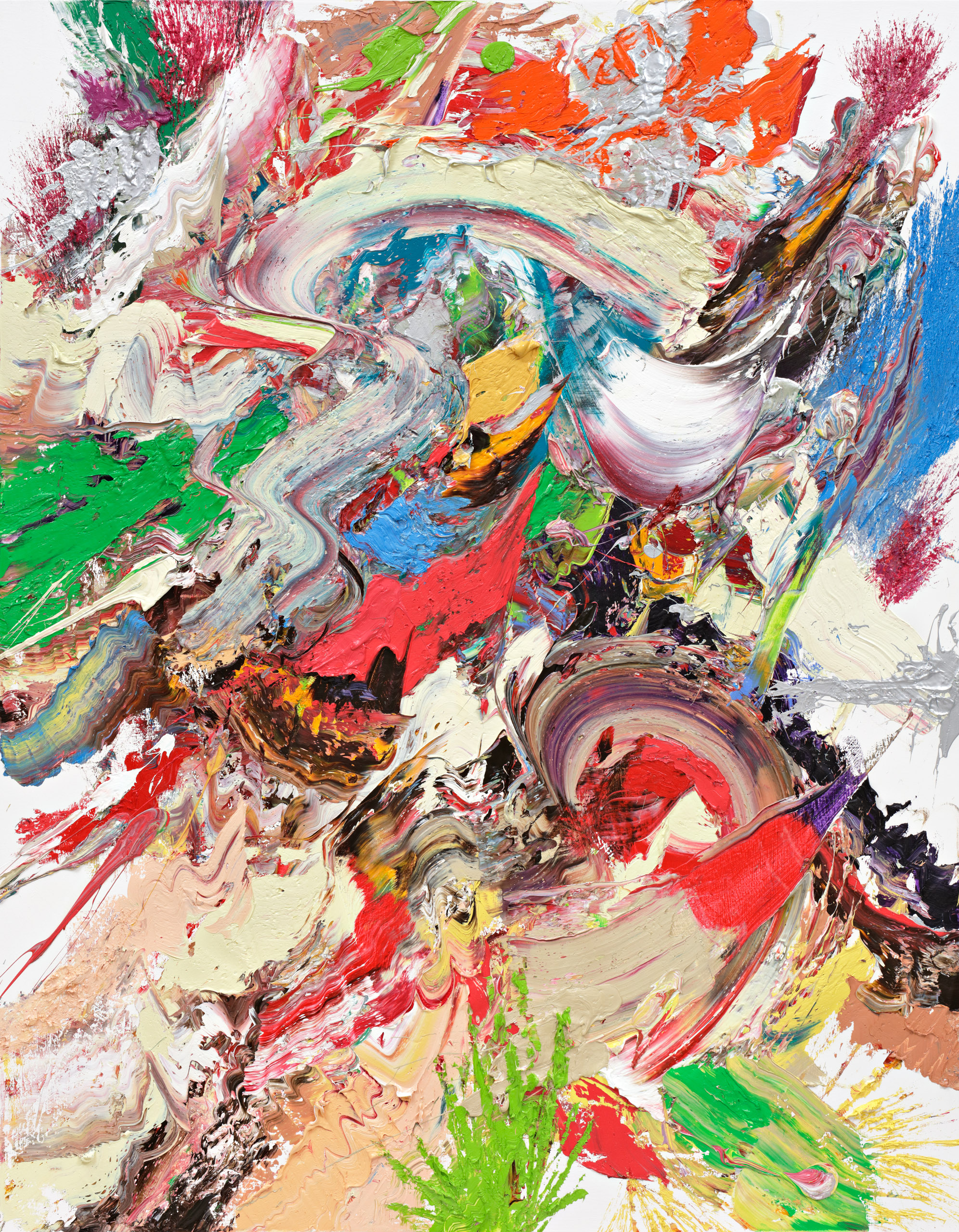 Untitled, 2020, 180 x 140 cm, Mixed Media/Canvas, Courtesy of the Artist