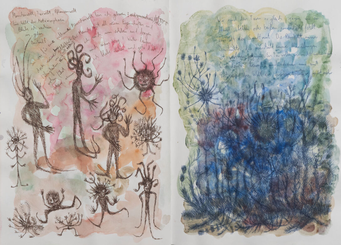 Sketchbook 2, 2020, Berlin, Page 2