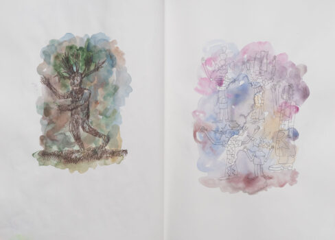 Sketchbook 2, 2020, Berlin, Page 9