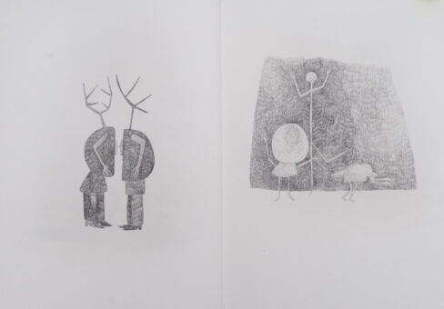Sketchbook 3, 2020, Berlin, Page 2
