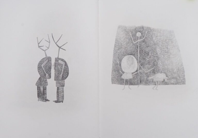 Sketchbook 3, 2020, Berlin, Page 2