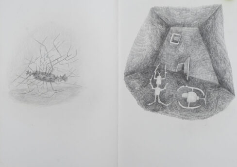 Sketchbook 3, 2020, Berlin, Page 3
