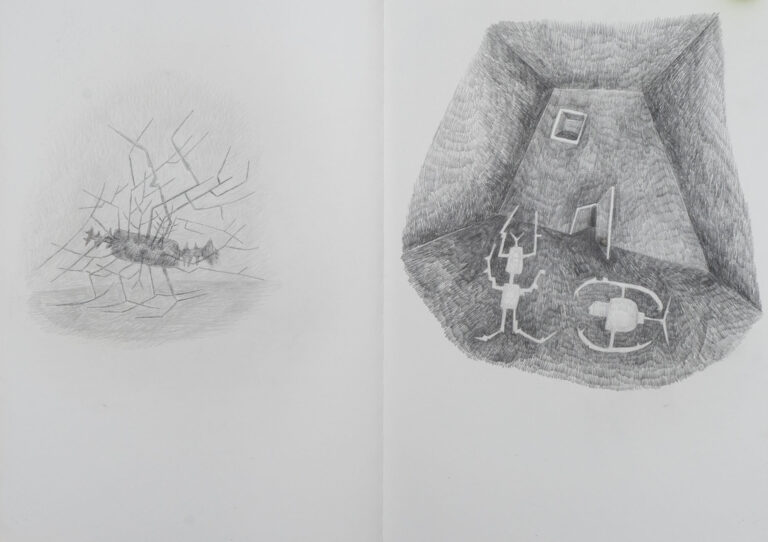 Sketchbook 3, 2020, Berlin, Page 3