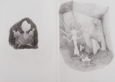 Sketchbook 3, 2020, Berlin, Page 4