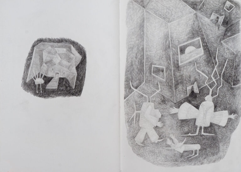 Sketchbook 3, 2020, Berlin, Page 6