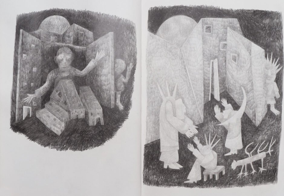 Sketchbook 3, 2020, Berlin, Page 7