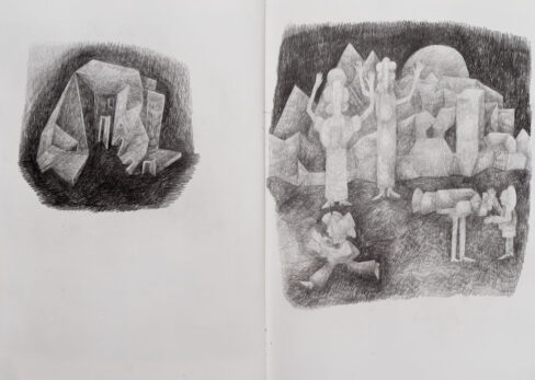 Sketchbook 3, 2020, Berlin, Page 8