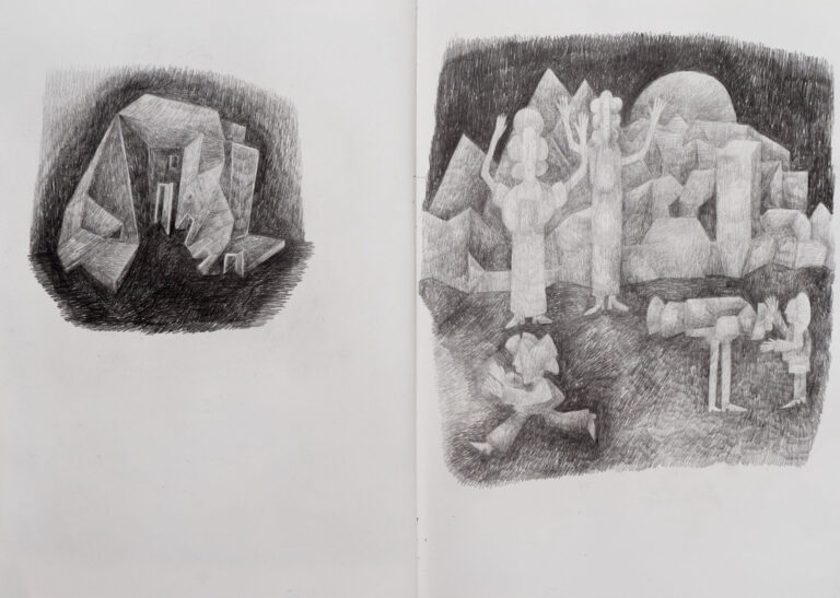 Sketchbook 3, 2020, Berlin, Page 8