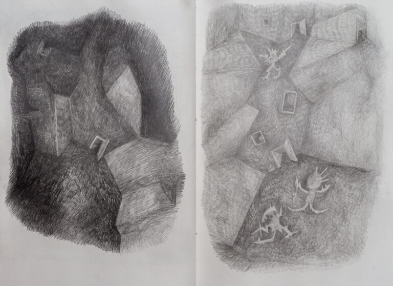 Sketchbook 3, 2020, Berlin, Page 13