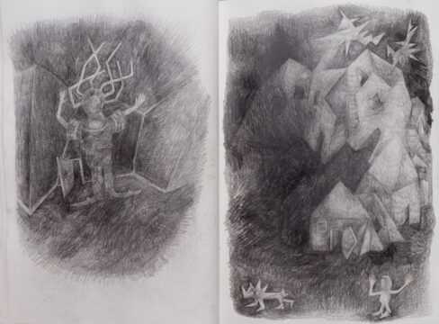 Sketchbook 3, 2020, Berlin, Page 14