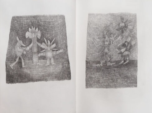 Sketchbook 3, 2020, Berlin, Page 17