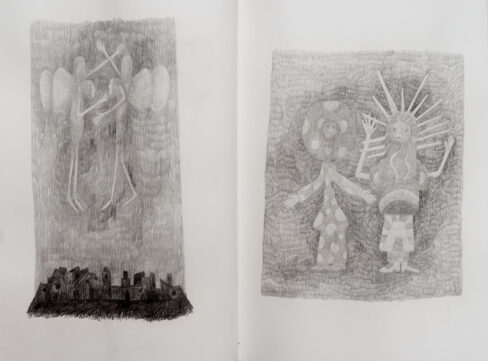 Sketchbook 3, 2020, Berlin, Page 18