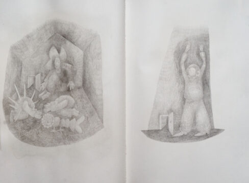 Sketchbook 3, 2020, Berlin, Page 20