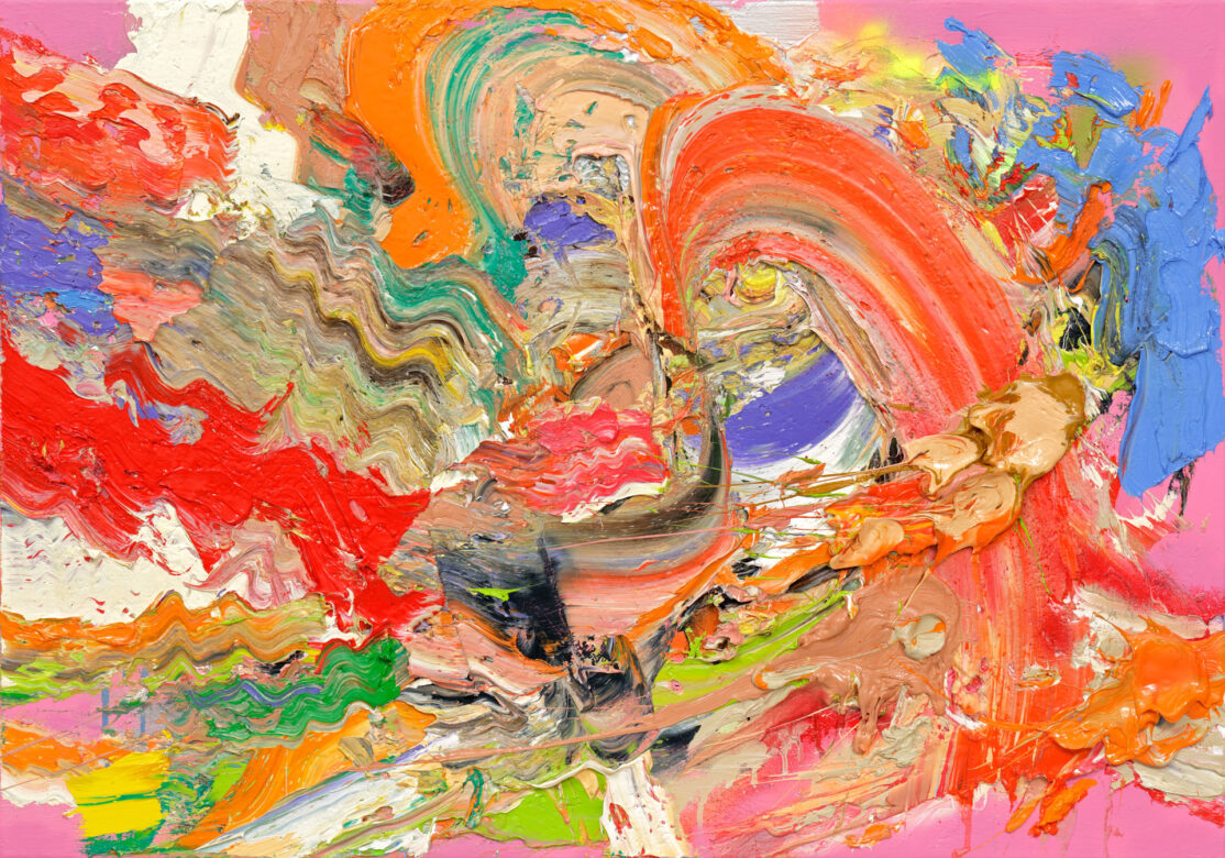 Crashing Candy Waves, 70 x 100 cm, Oil/Canvas, 2022, Courtesy of the Artist