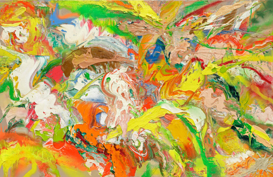 Lightning and Dance, 2024, 100 x 170 cm, Oil/Canvas, Courtesy of the Artist