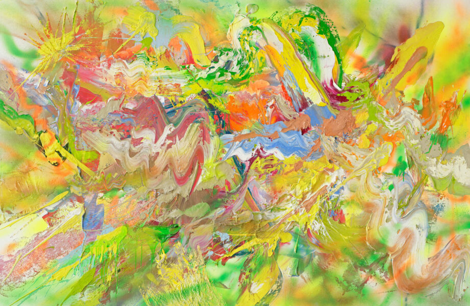 Electric Dynamics, 2024, 130 x 200 cm, Oil/Canvas, Courtesy of the Artist