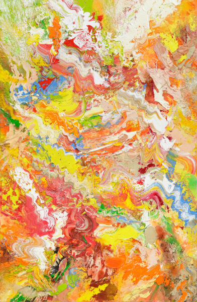 Cotonou Groove, 2024, 200 x 130 cm, Oil/Canvas, Courtesy of the Artist