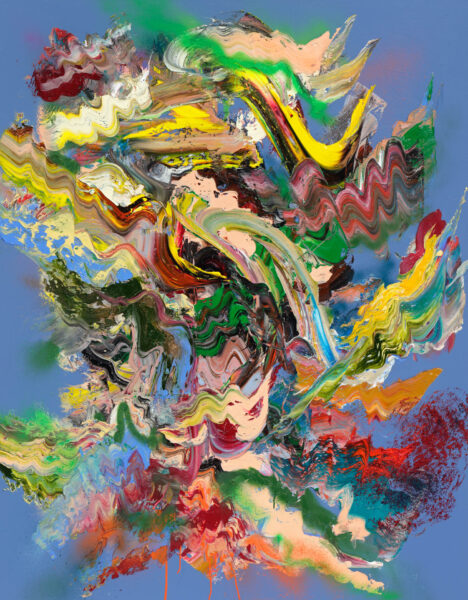 Urban Dynamics, 2024, 180 x 140 cm, Oil/Canvas, Courtesy of the Artist