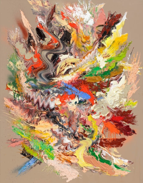 Land of Fire, 2024, 180 x 140 cm, Oil/Canvas, Courtesy of the Artist