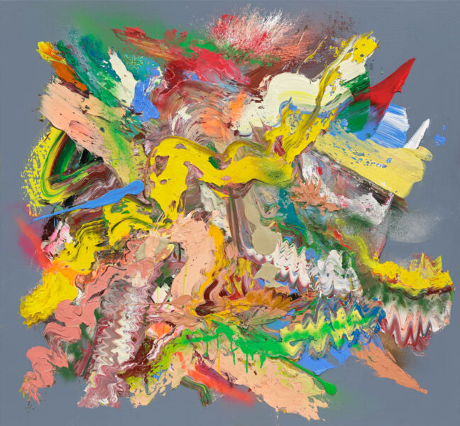 Little Planet, 2024, 120 x 130 cm, Oil/Canvas, Private Collection