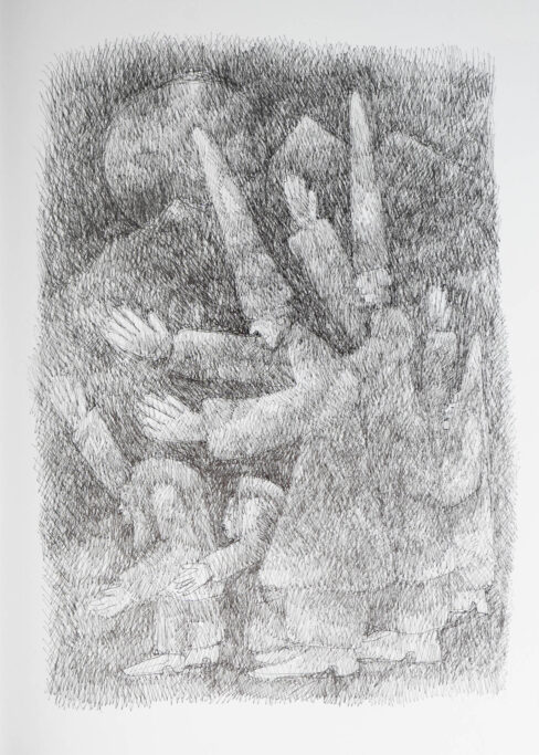 Sketchbook Covid-Days 1, 2021, Berlin, Sebastian Heiner