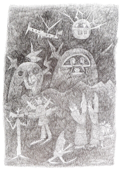 Sketchbook Covid-Days 2, 2021, Berlin, Sebastian Heiner