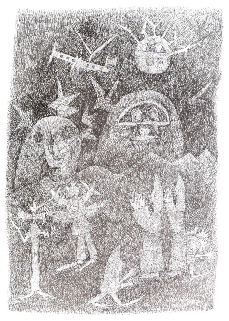 Sketchbook Covid-Days 2, 2021, Berlin, Sebastian Heiner